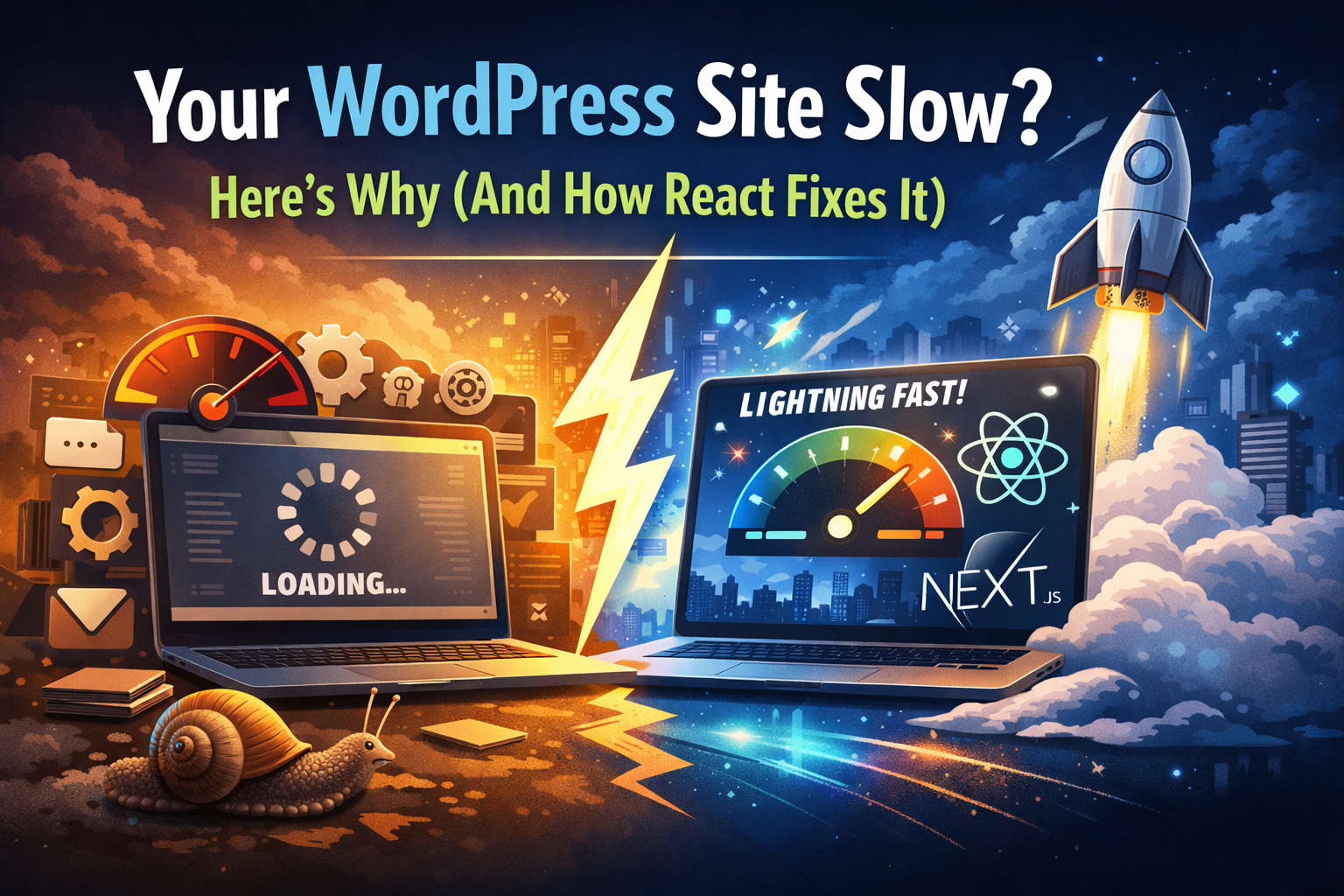 Your WordPress Site Slow? Here's Why (And How React Fixes It)